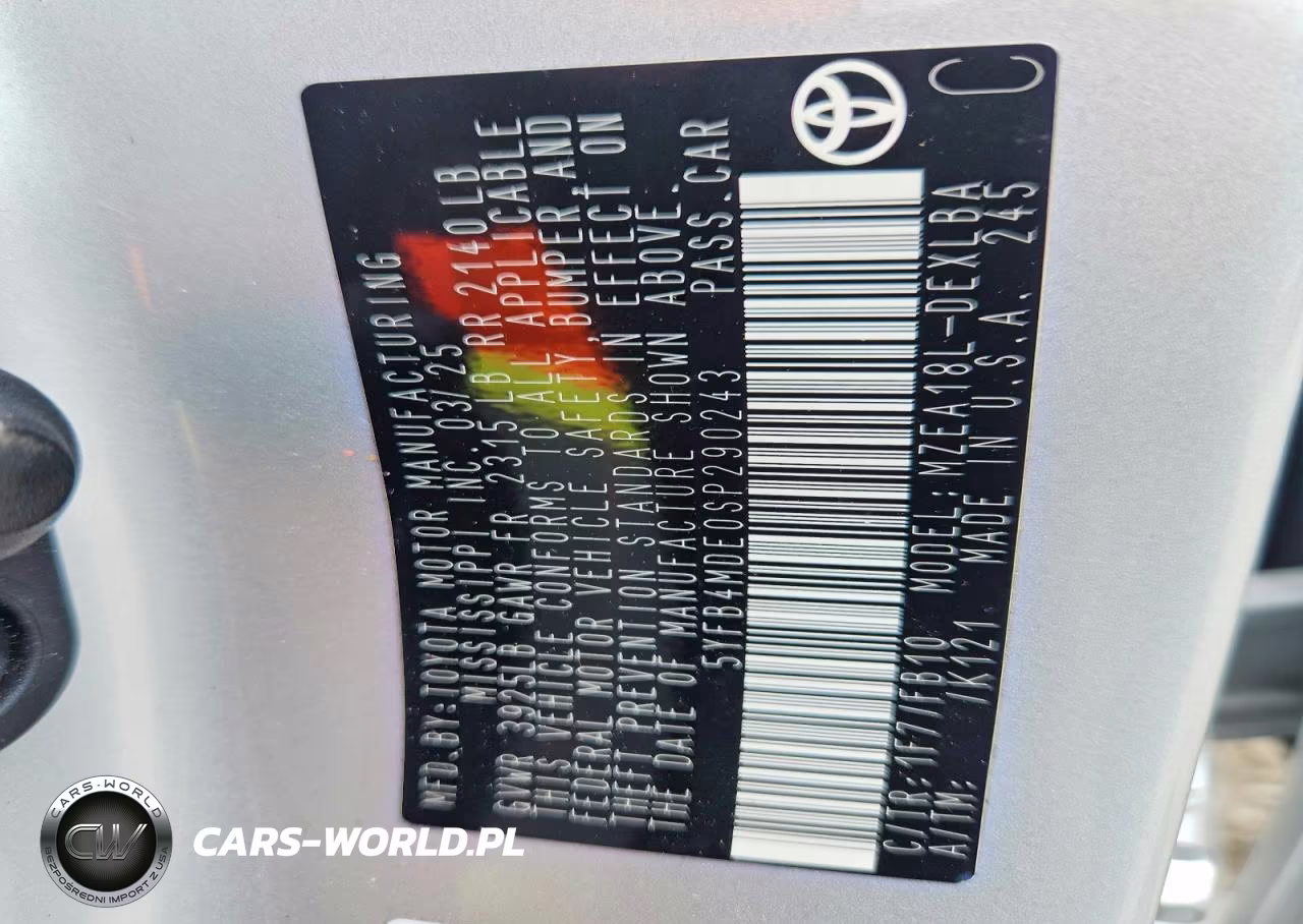 2025 Toyota Corolla Le VIN:5YFB4MDE0SP290243 - 12