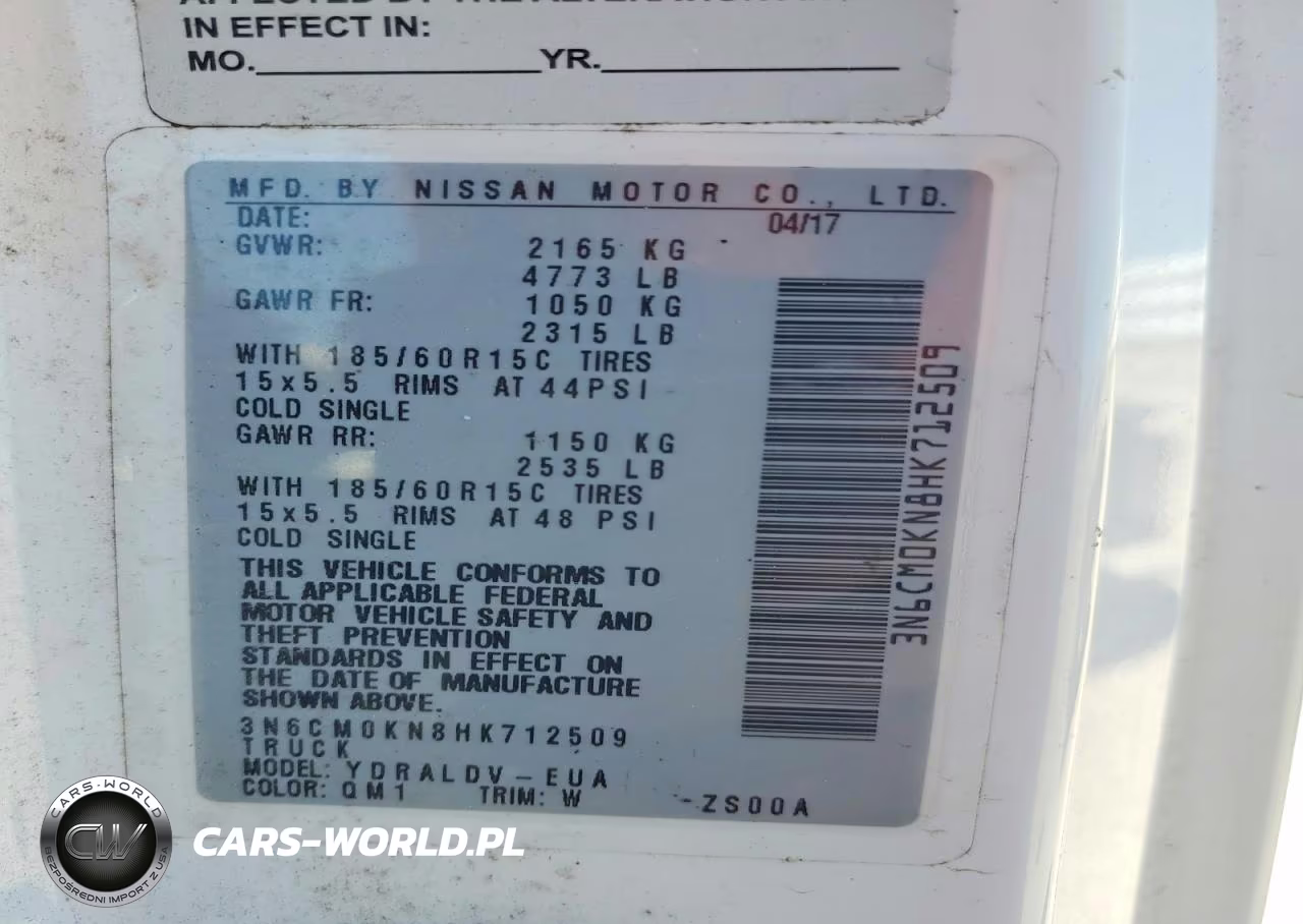 2017 Nissan Nv200 S VIN:3N6CM0KN8HK712509 - 13