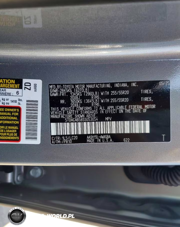 2025 Toyota Grand Highlander Hybrid Limited VIN:5TDACAB58SS053054 - 13