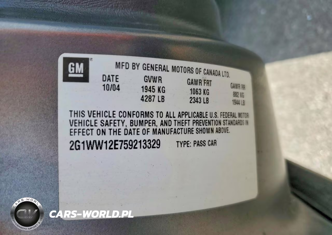 2005 Chevrolet Monte Carlo Ls VIN:2G1WW12E759213329 - 13