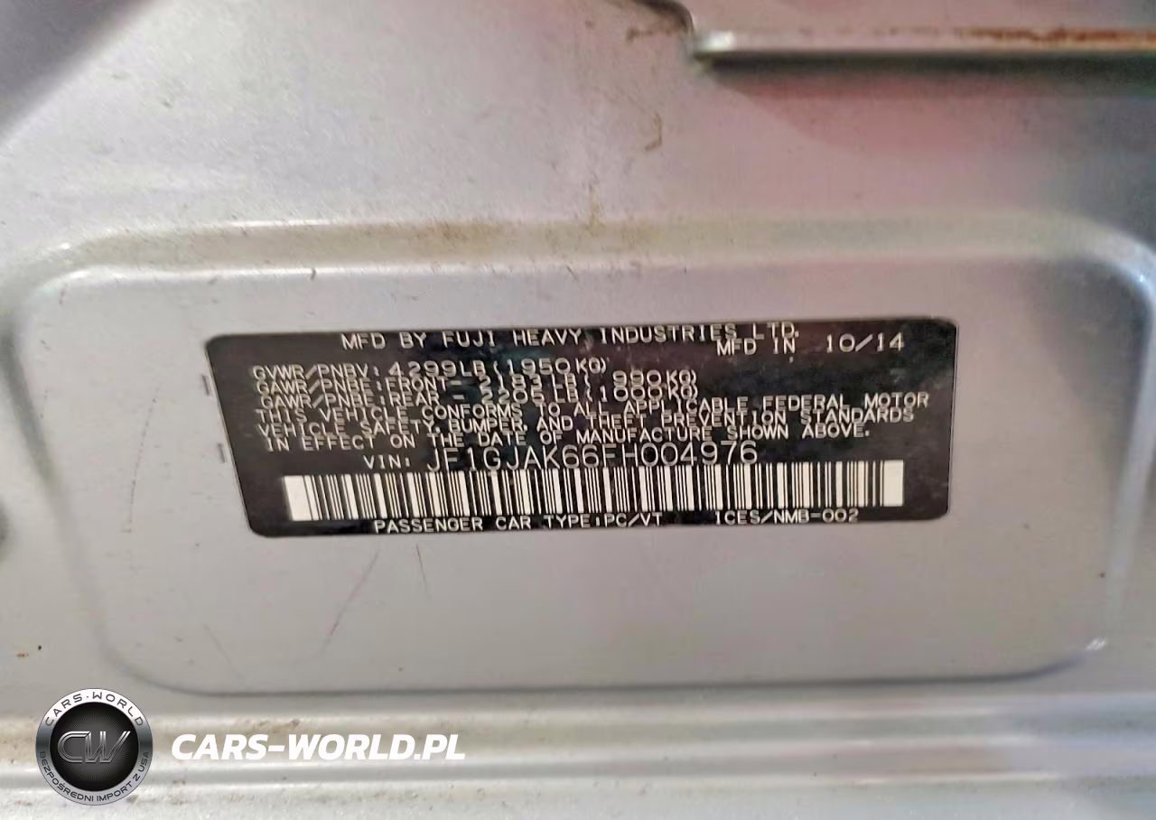 2015 Subaru Impreza Premium Plus VIN:JF1GJAK66FH004976 - 13