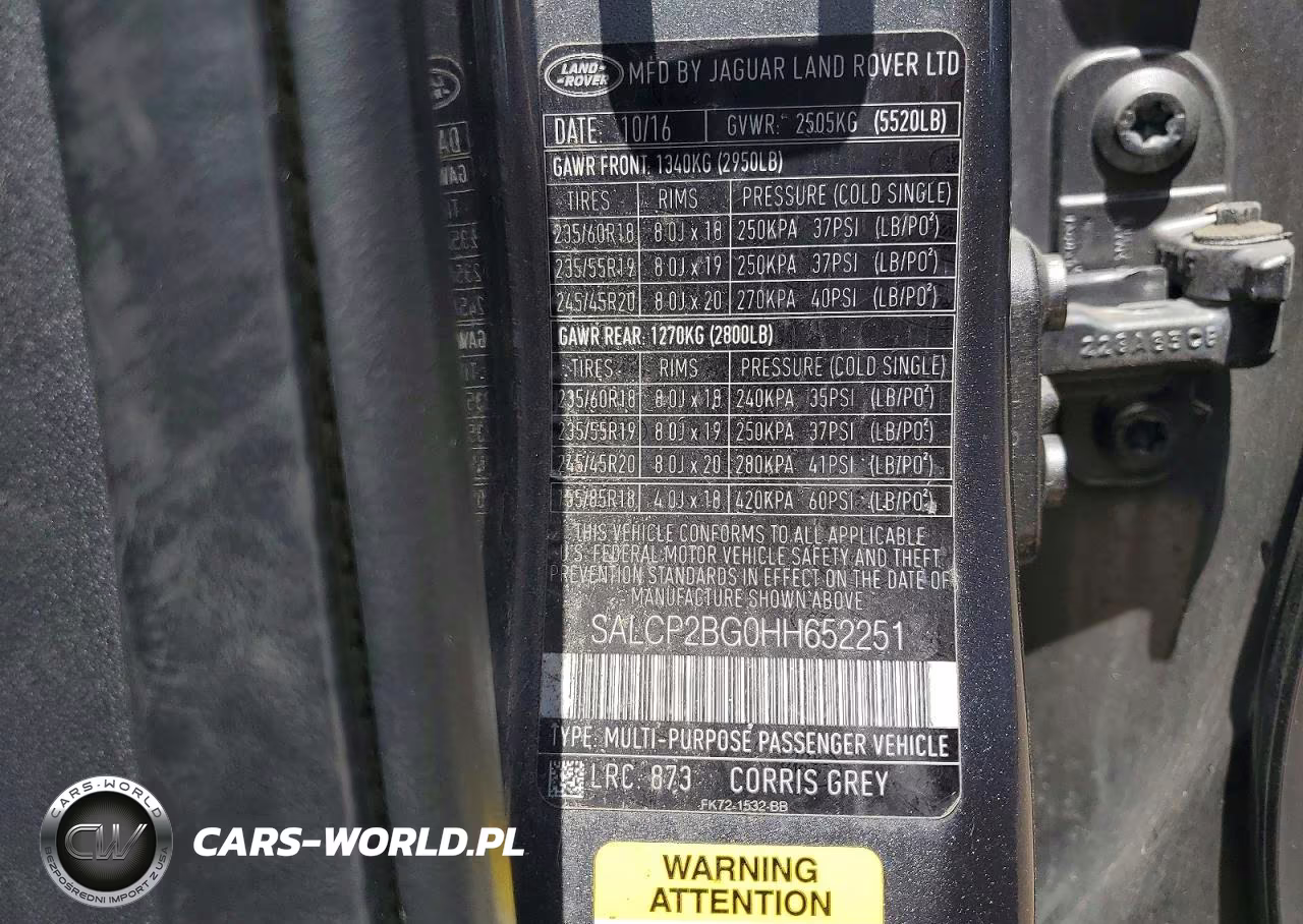 2017 Land Rover Discovery Sport Se VIN:SALCP2BG0HH652251 - 12