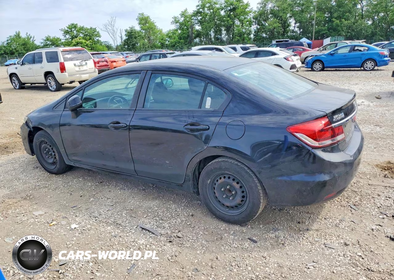 2013 Honda Civic Lx VIN:2HGFB2F57DH591854 - 2