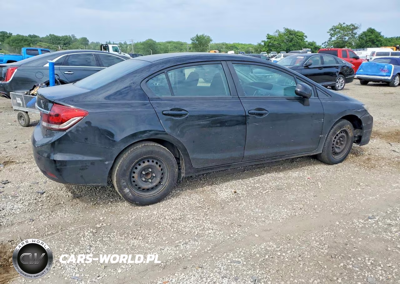 2013 Honda Civic Lx VIN:2HGFB2F57DH591854 - 3
