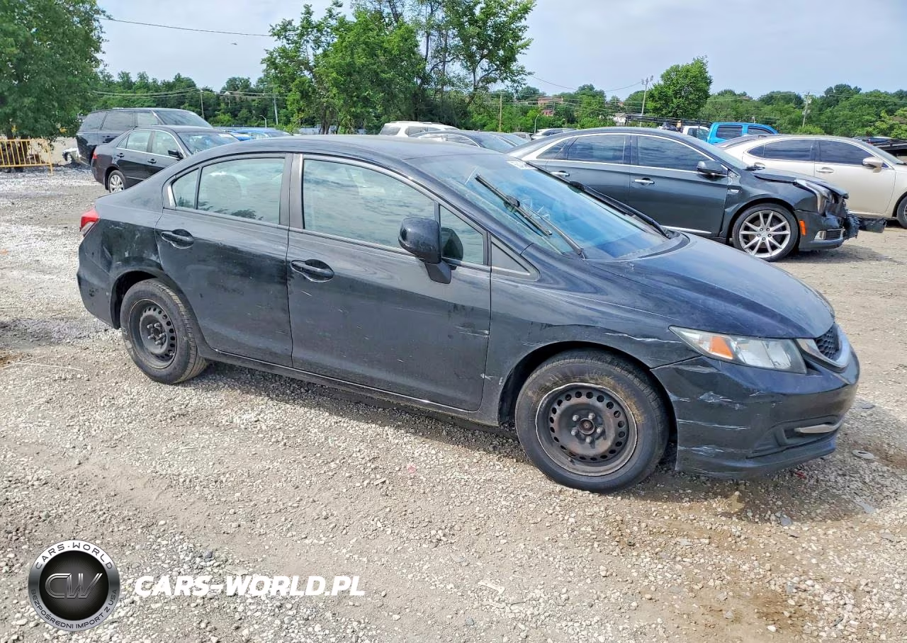 2013 Honda Civic Lx VIN:2HGFB2F57DH591854 - 4