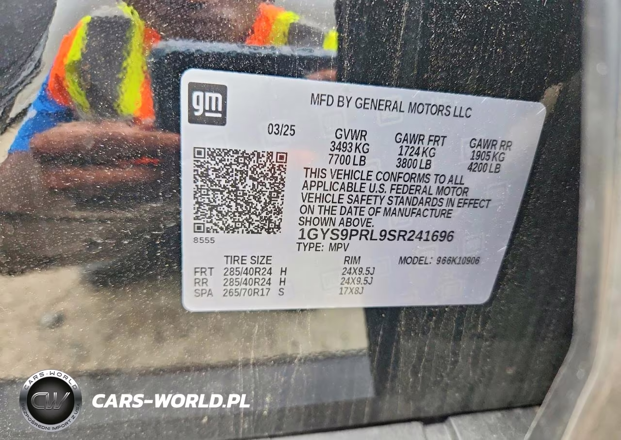 2025 Cadillac Escalade Esv Sport VIN:1GYS9PRL9SR241696 - 14