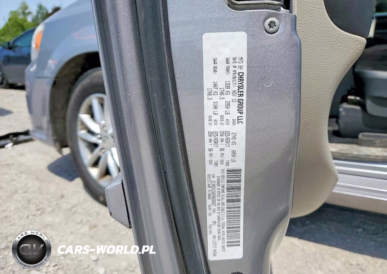 2013 Dodge Grand Caravan Sxt VIN:2C4RDGCG0DR628567 - 13