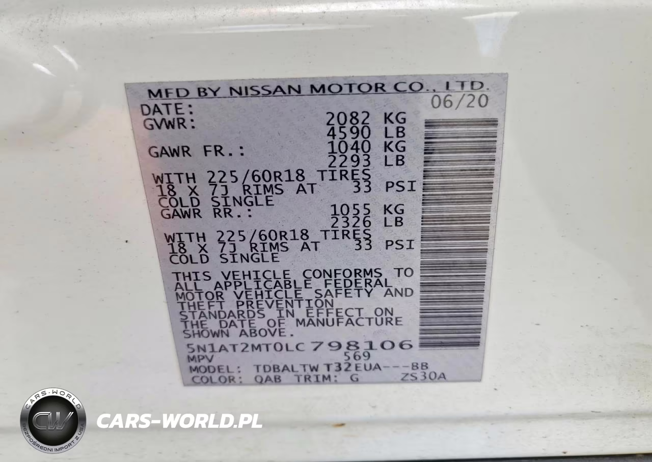 2020 Nissan Rogue VIN:5N1AT2MT0LC798106 - 14