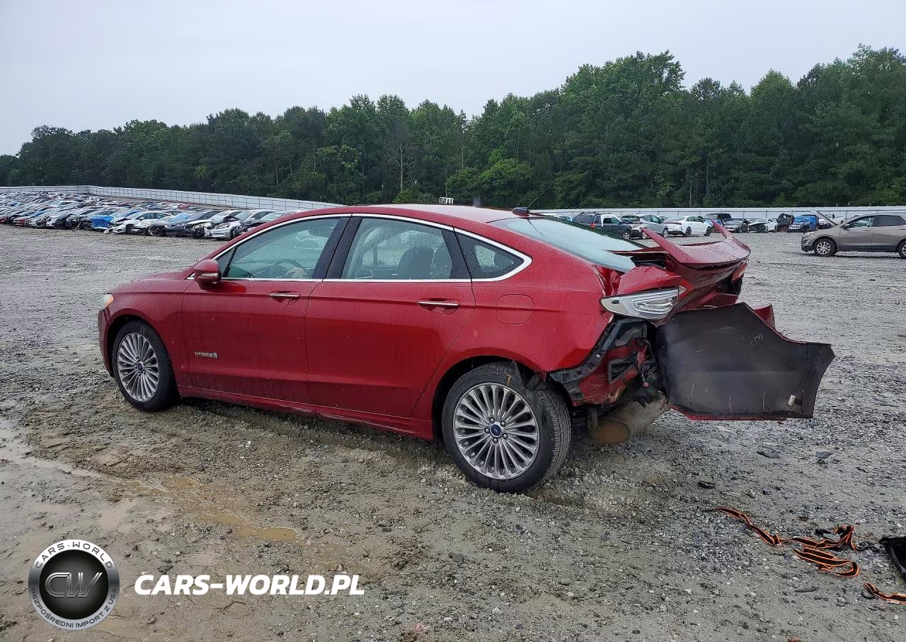 2014 Ford Fusion Titanium Hev VIN:3FA6P0RU7ER278922 - 2