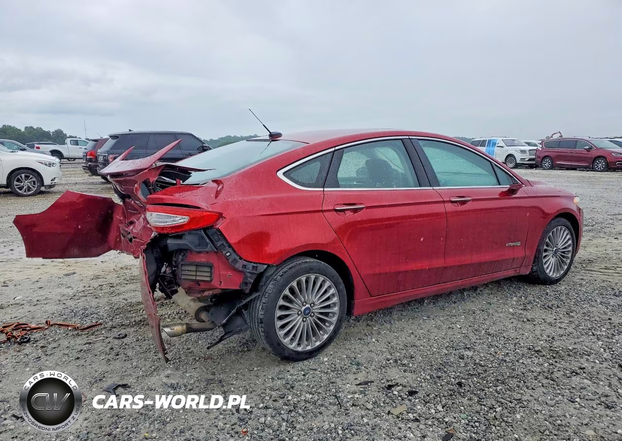 2014 Ford Fusion Titanium Hev VIN:3FA6P0RU7ER278922 - 3