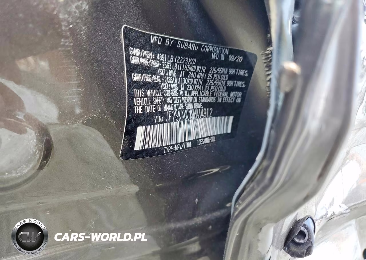 2021 Subaru Forester Limited VIN:JF2SKAUCXMH414912 - 13