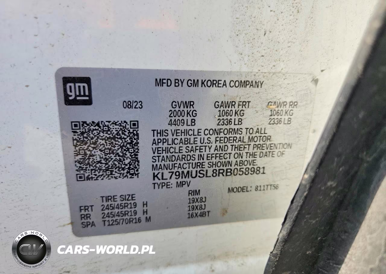 2024 Chevrolet Trailblazer Rs VIN:KL79MUSL8RB058981 - 13