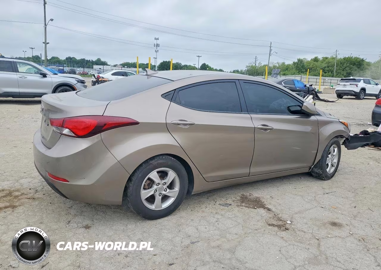 2014 Hyundai Elantra Se VIN:5NPDH4AE8EH545563 - 3
