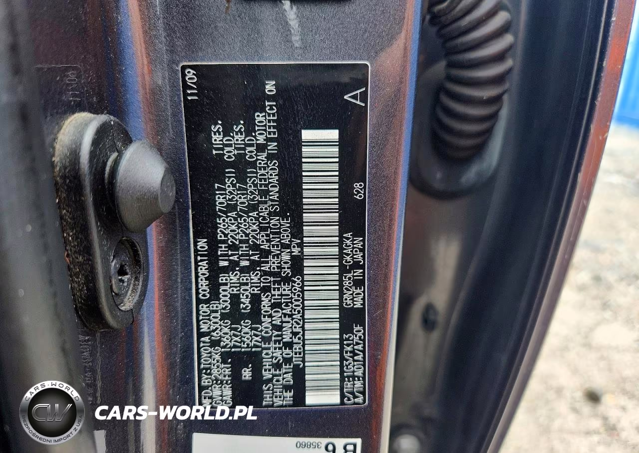 2010 Toyota 4Runner Sr5 VIN:JTEBU5JR2A5005966 - 12