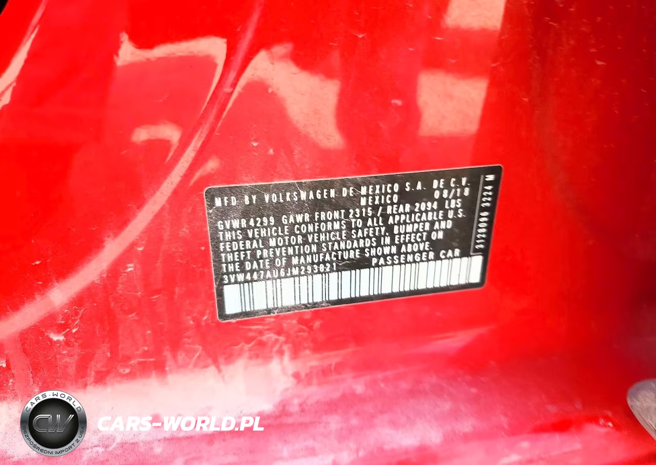 2018 Volkswagen Gti S VIN:3VW447AU6JM293821 - 12