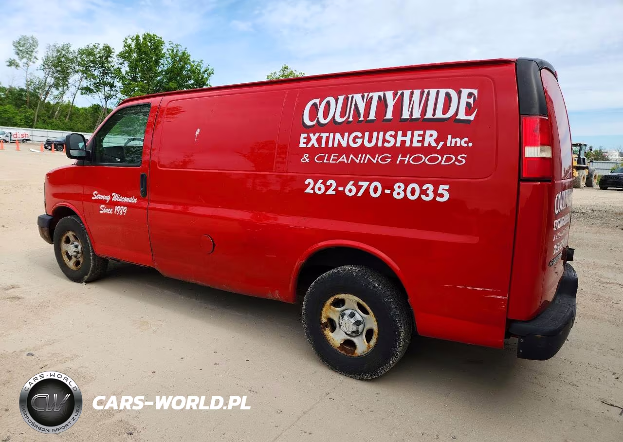 2008 Chevrolet Express G1500 VIN:1GCFG154881101686 - 2