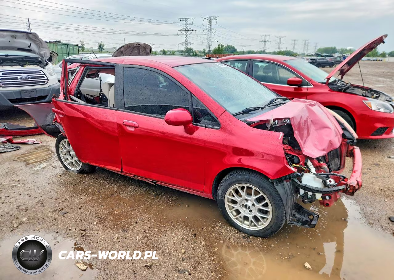 2007 Honda Fit VIN:JHMGD37447S003896 - 4