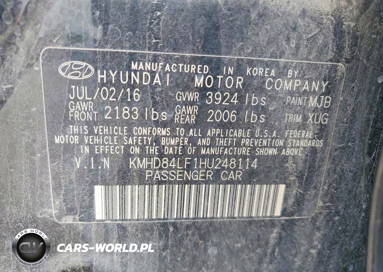 2017 Hyundai Elantra Value Edition VIN:KMHD84LF1HU248114 - 12