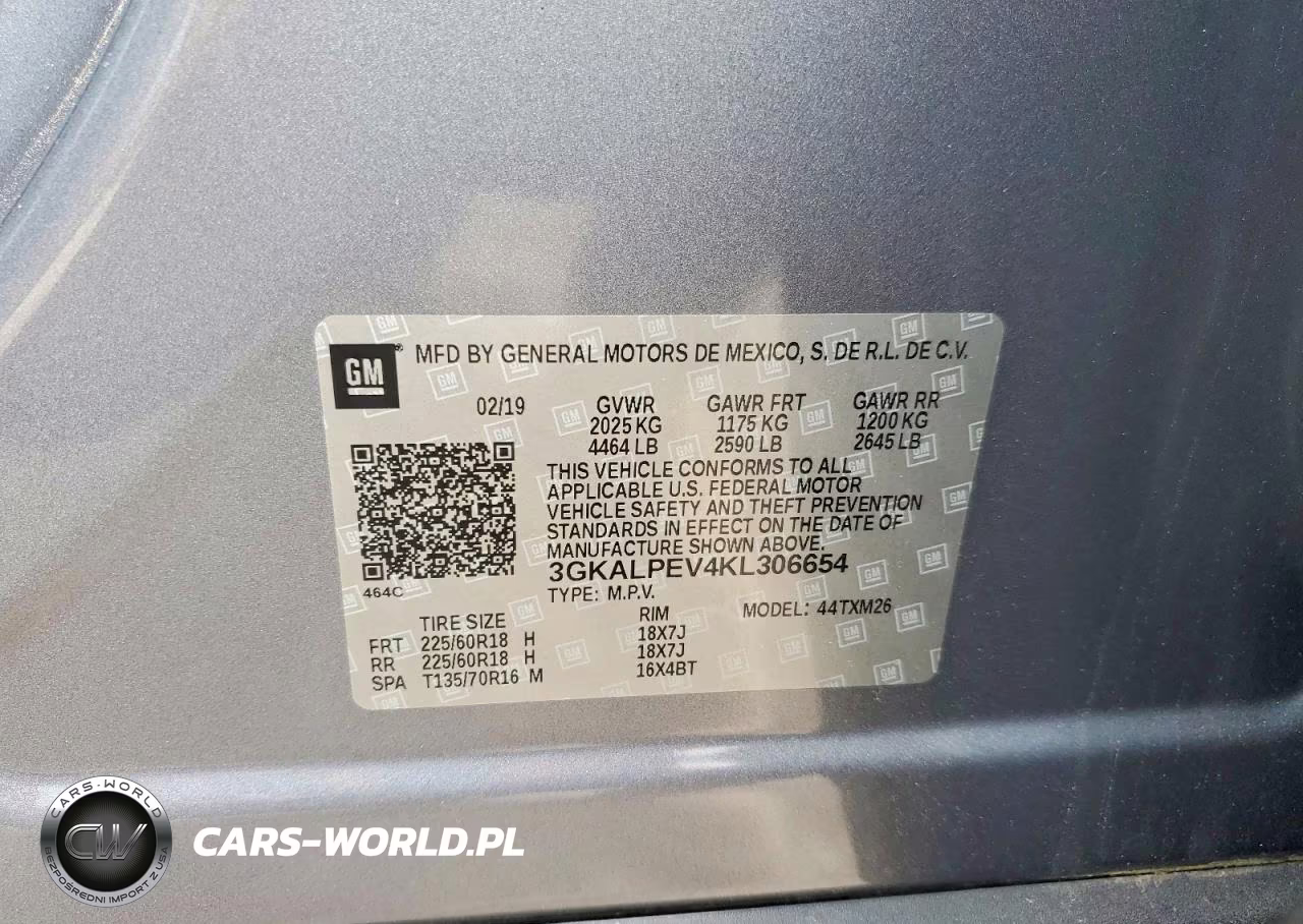 2019 GMC Terrain Slt VIN:3GKALPEV4KL306654 - 13