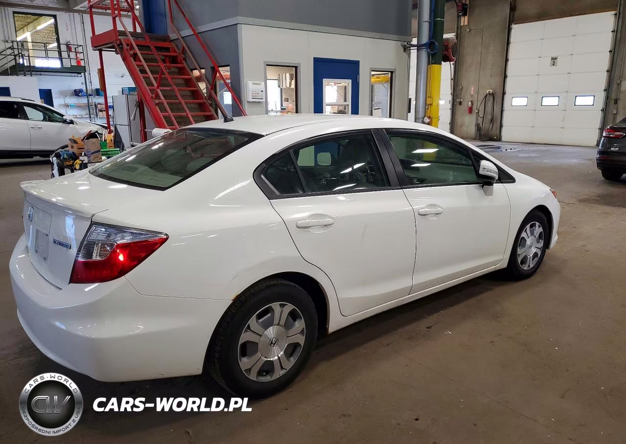 2012 Honda Civic Hybrid L VIN:JHMFB4F38CS006908 - 3