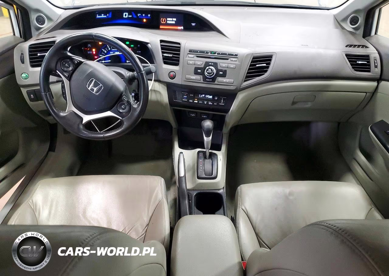 2012 Honda Civic Hybrid L VIN:JHMFB4F38CS006908 - 8