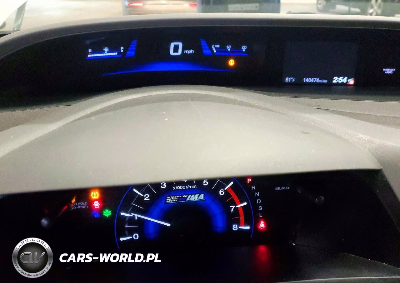 2012 Honda Civic Hybrid L VIN:JHMFB4F38CS006908 - 9