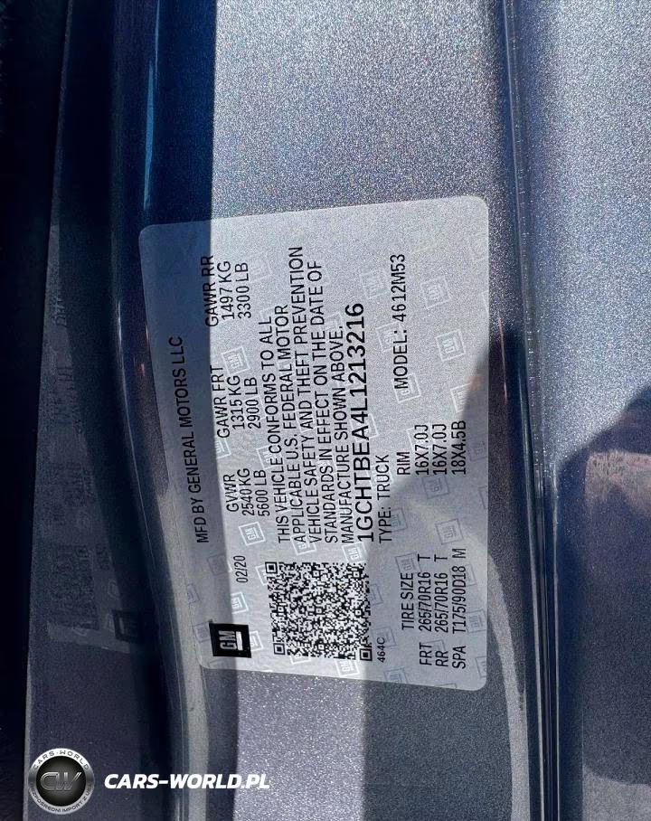 2020 Chevrolet Colorado VIN:1GCHTBEA4L1213216 - 12