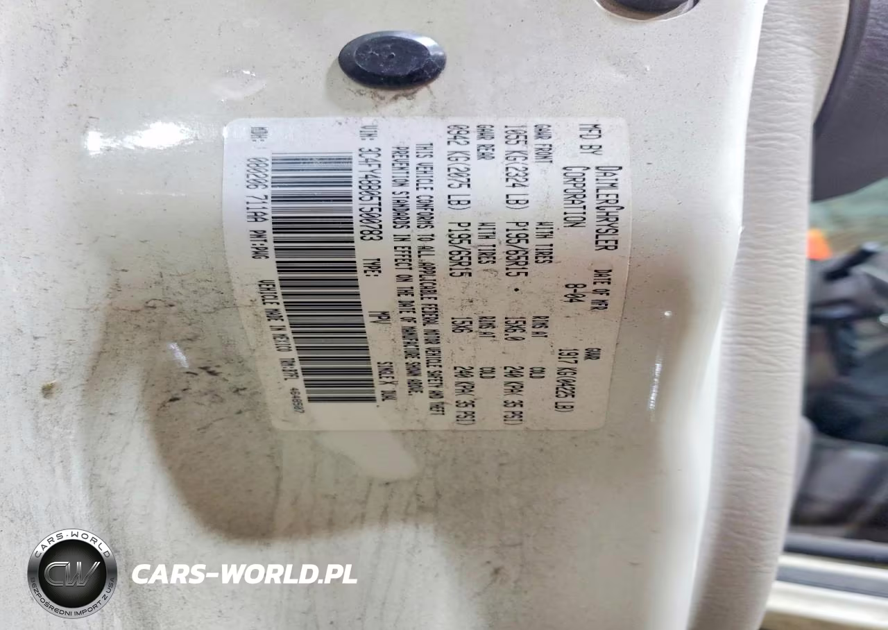 2005 Chrysler Pt Cruiser VIN:3C4FY48B05T500783 - 13