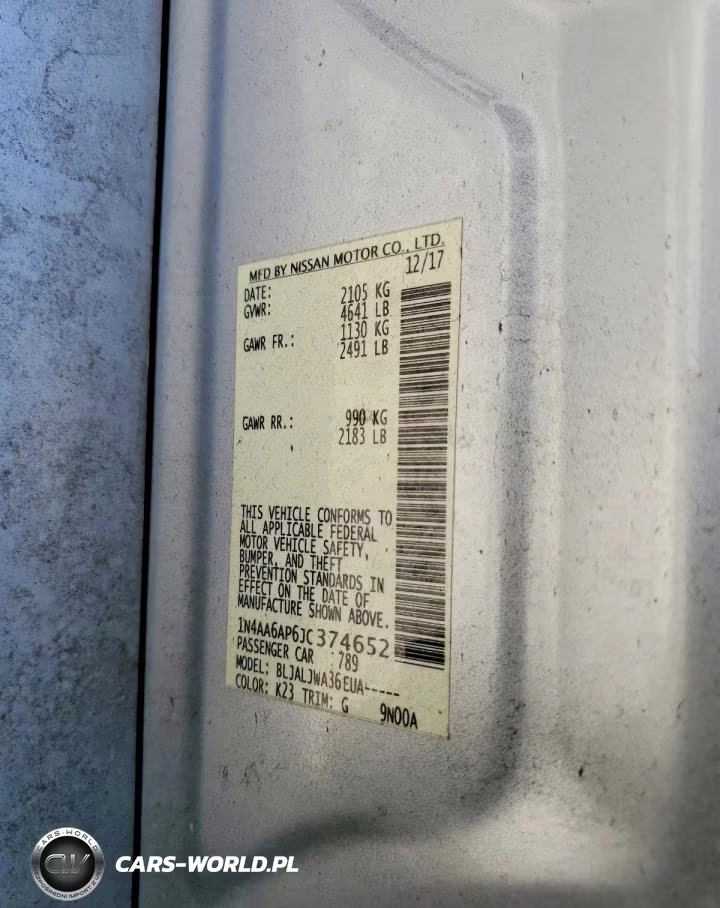 2018 Nissan Maxima 3.5 Sv VIN:1N4AA6AP6JC374652 - 12