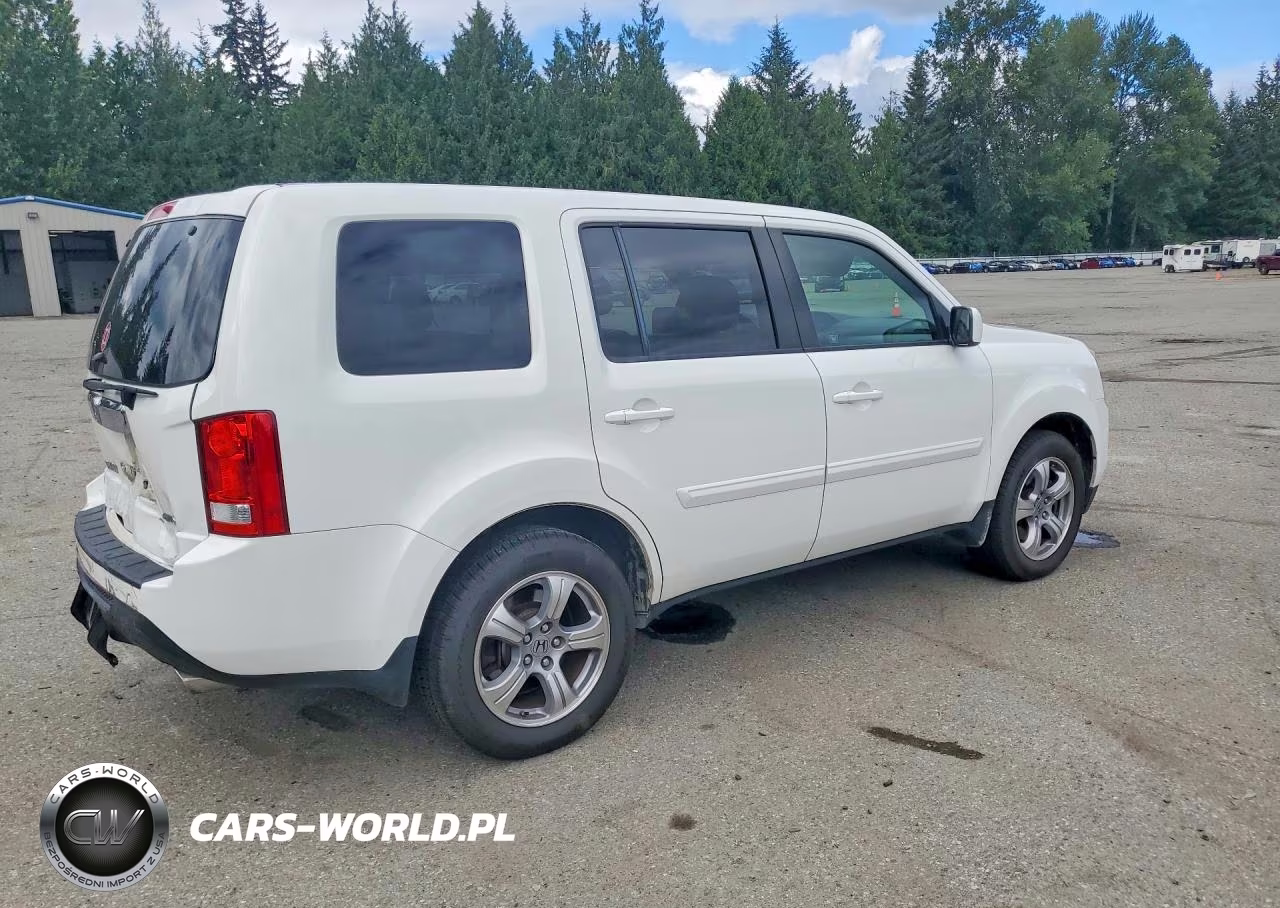 2012 Honda Pilot Exl VIN:5FNYF4H55CB030805 - 3