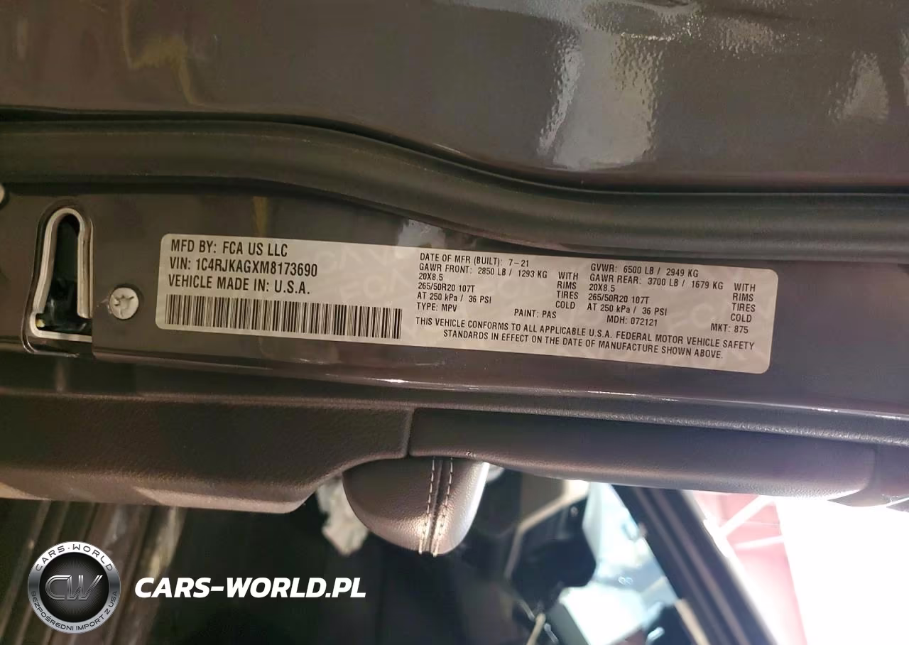 2021 Jeep Grand Cherokee L Laredo VIN:1C4RJKAGXM8173690 - 13