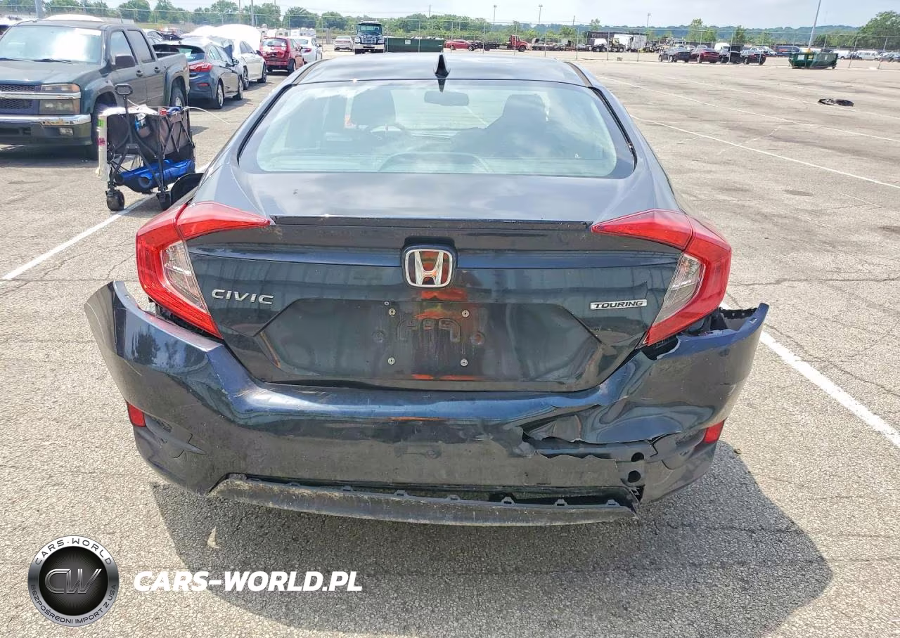 2018 Honda Civic Touring VIN:JHMFC1F95JX021351 - 6