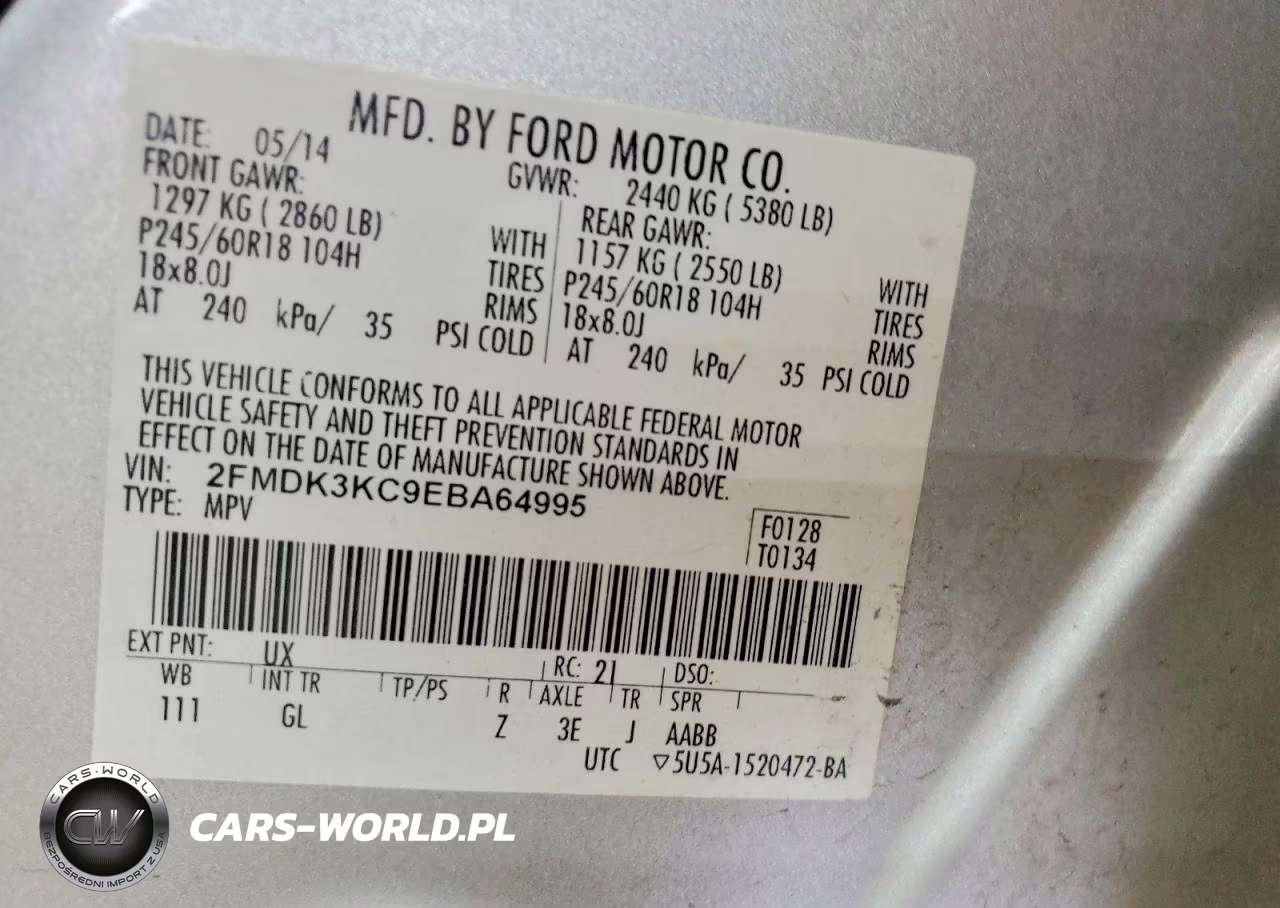 2014 Ford Edge Limited VIN:2FMDK3KC9EBA64995 - 13