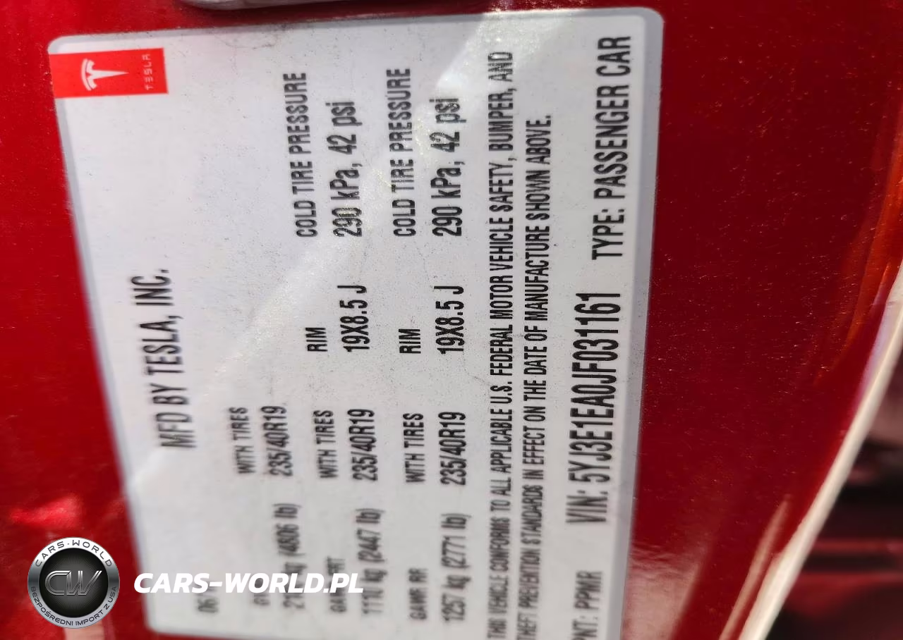 2018 Tesla Model 3 VIN:5YJ3E1EA0JF031161 - 12