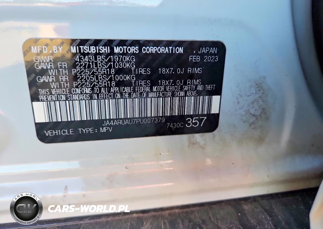 2023 Mitsubishi Outlander Sport S VIN:JA4ARUAU7PU007379 - 13