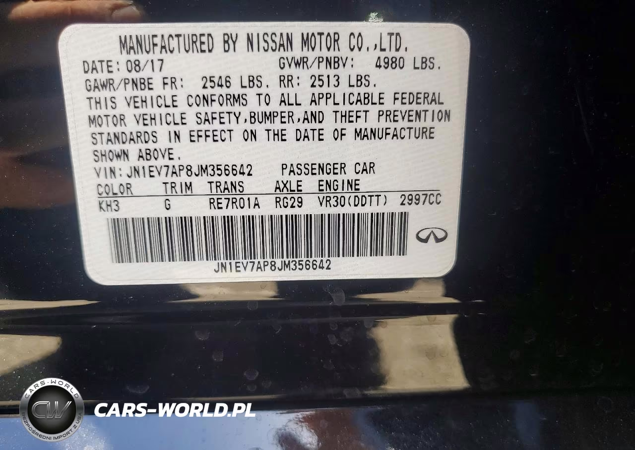 2018 Infiniti Q50 3.0T Luxe VIN:JN1EV7AP8JM356642 - 13