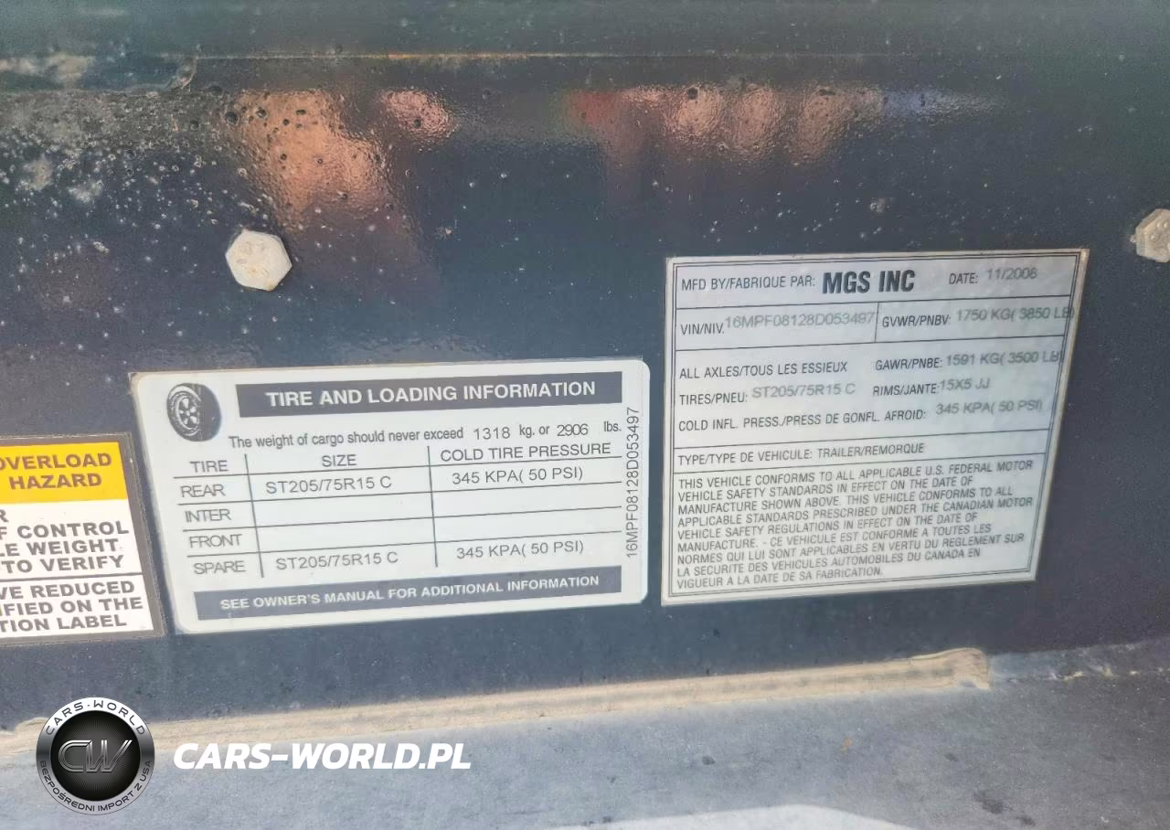 2008 Mgs Generator VIN:16MPF08128D053497 - 10