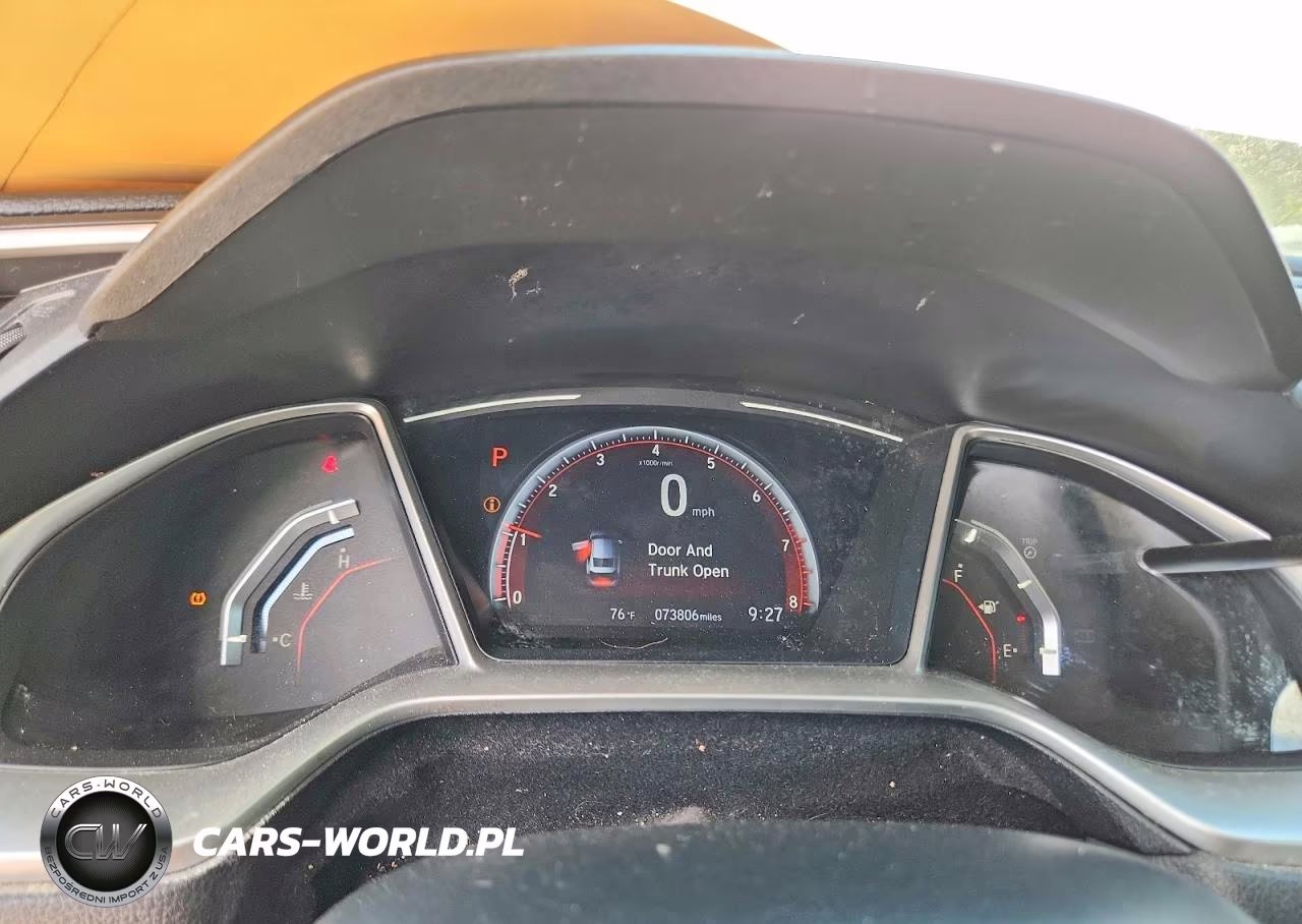 2019 Honda Civic Sport VIN:2HGFC4B82KH304183 - 9