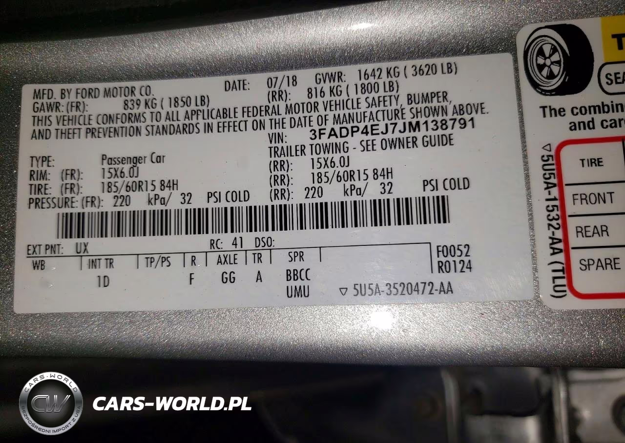 2018 Ford Fiesta Se VIN:3FADP4EJ7JM138791 - 12