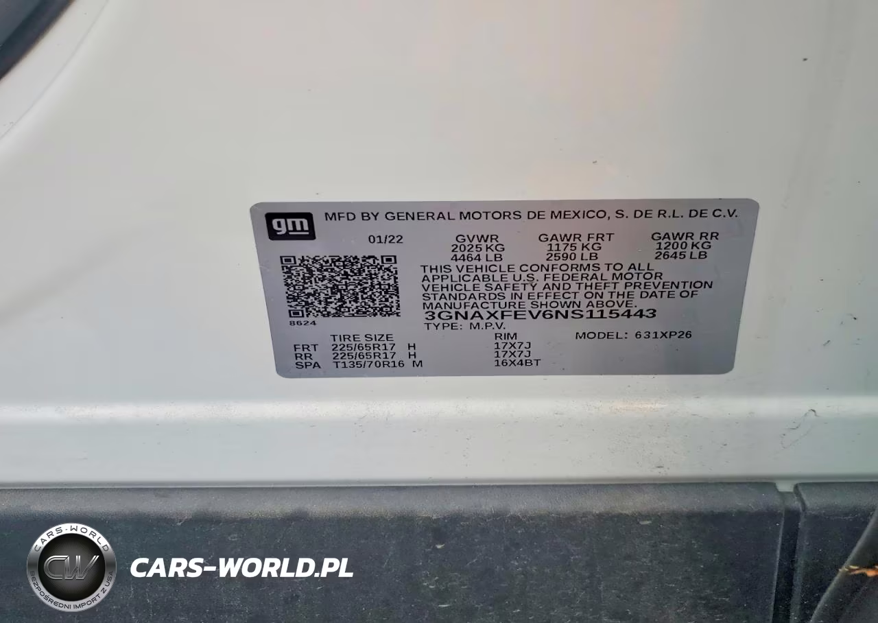 2022 Chevrolet Equinox Ls VIN:3GNAXFEV6NS115443 - 12