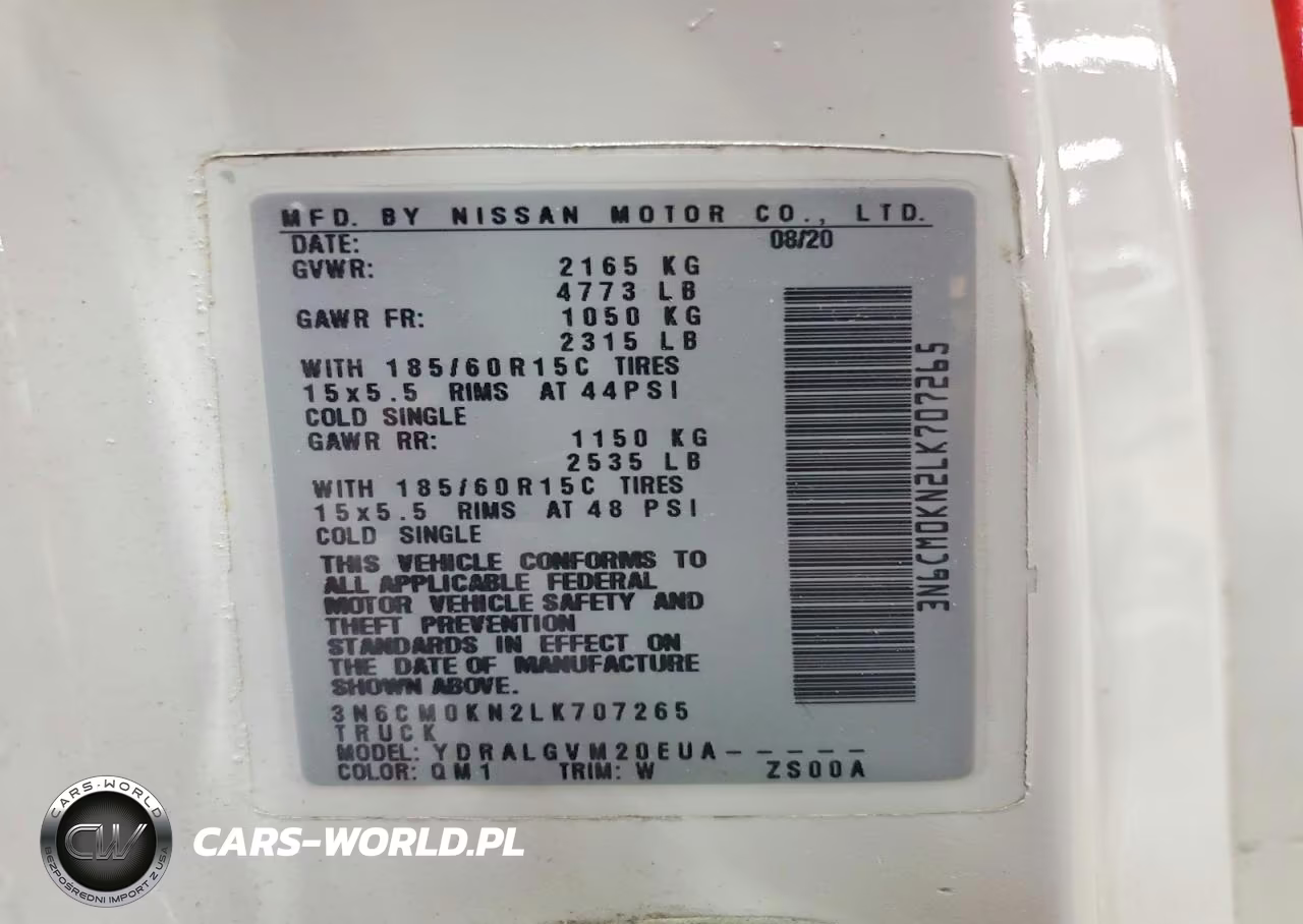 2020 Nissan Nv200 Sv VIN:3N6CM0KN2LK707265 - 13
