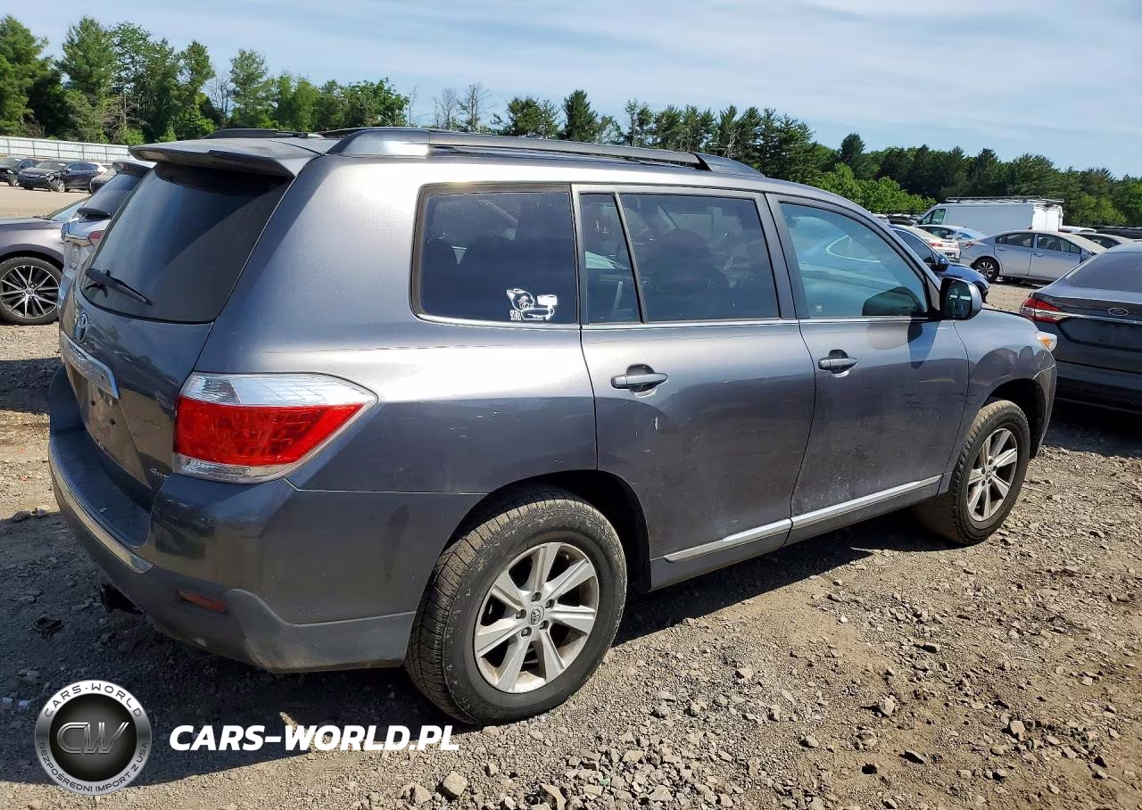 2012 Toyota Highlander Se VIN:5TDBK3EHXCS161153 - 3
