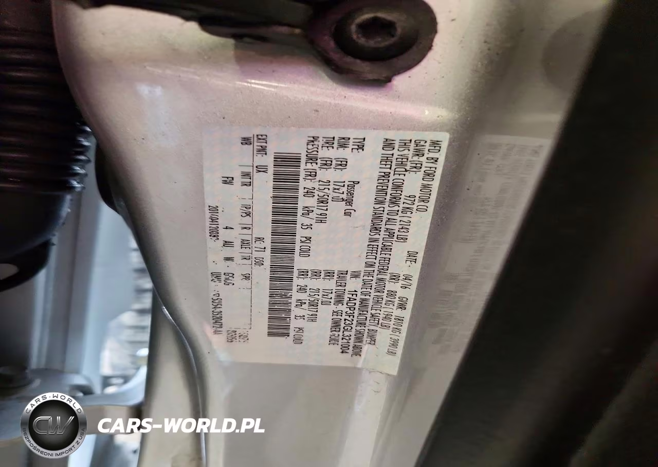 2016 Ford Focus Se VIN:1FADP3F23GL321004 - 13