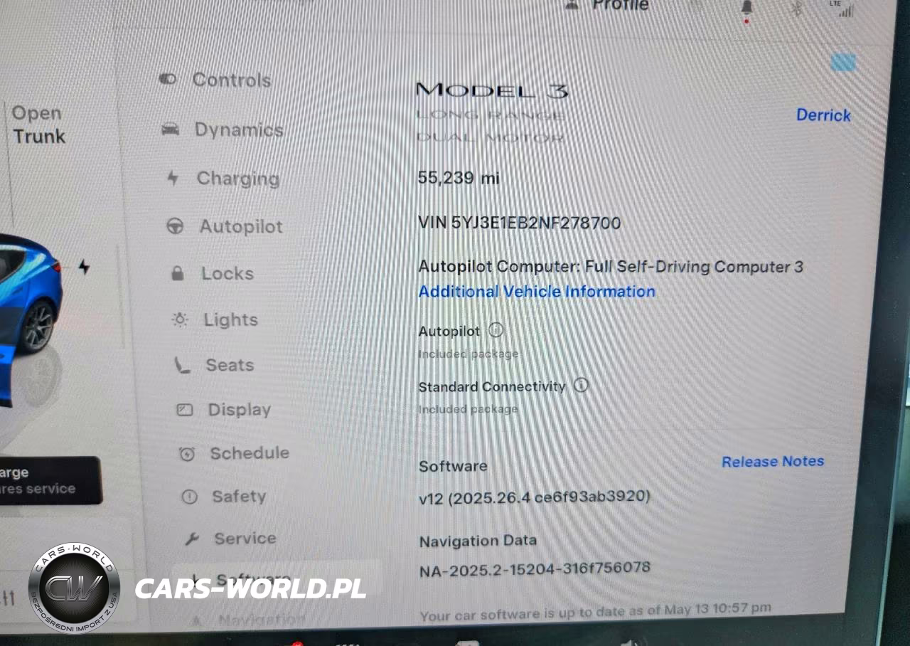 2022 Tesla Model 3 VIN:5YJ3E1EB2NF278700 - 9