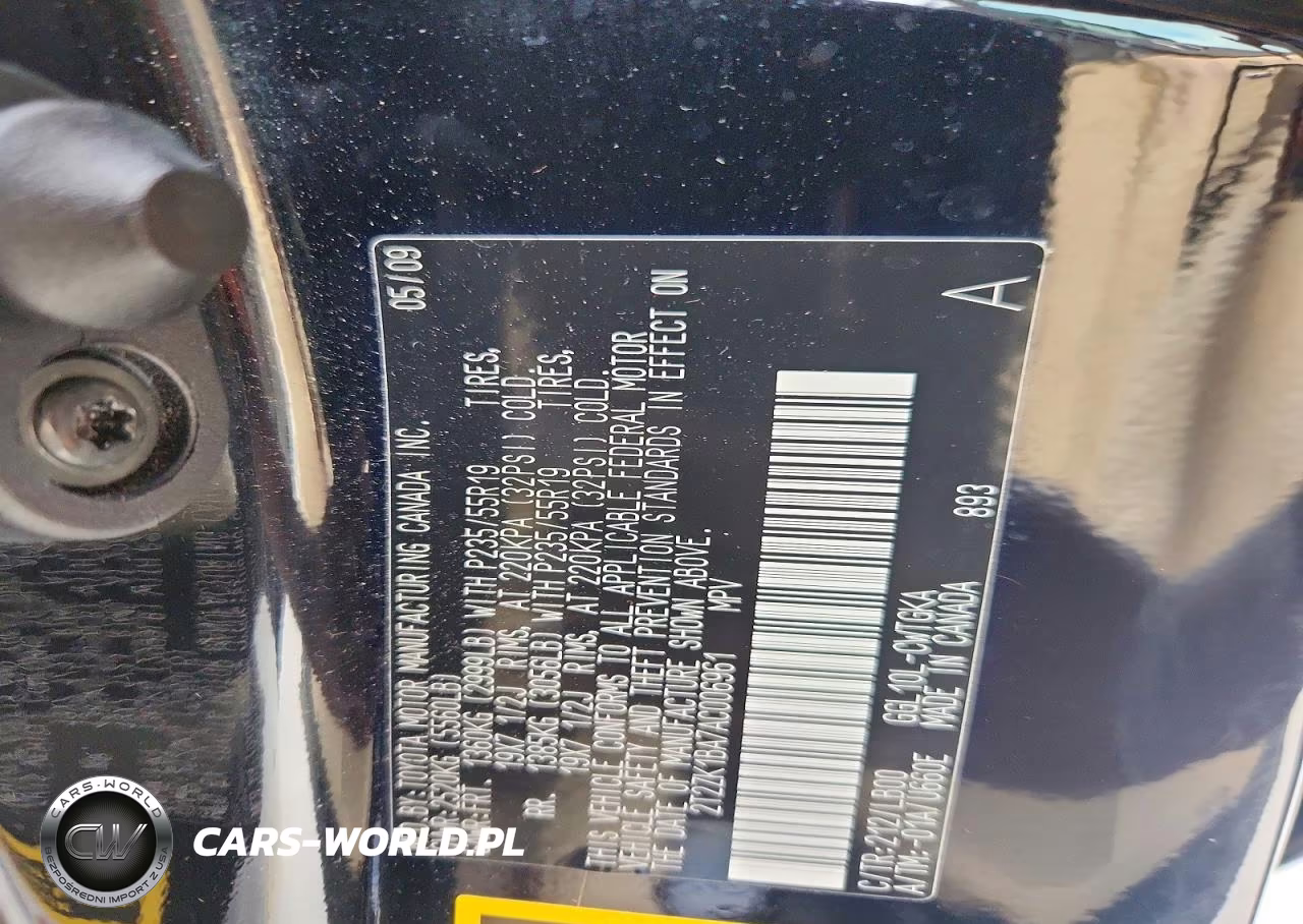 2010 Lexus Rx 350 VIN:2T2ZK1BA7AC006961 - 13