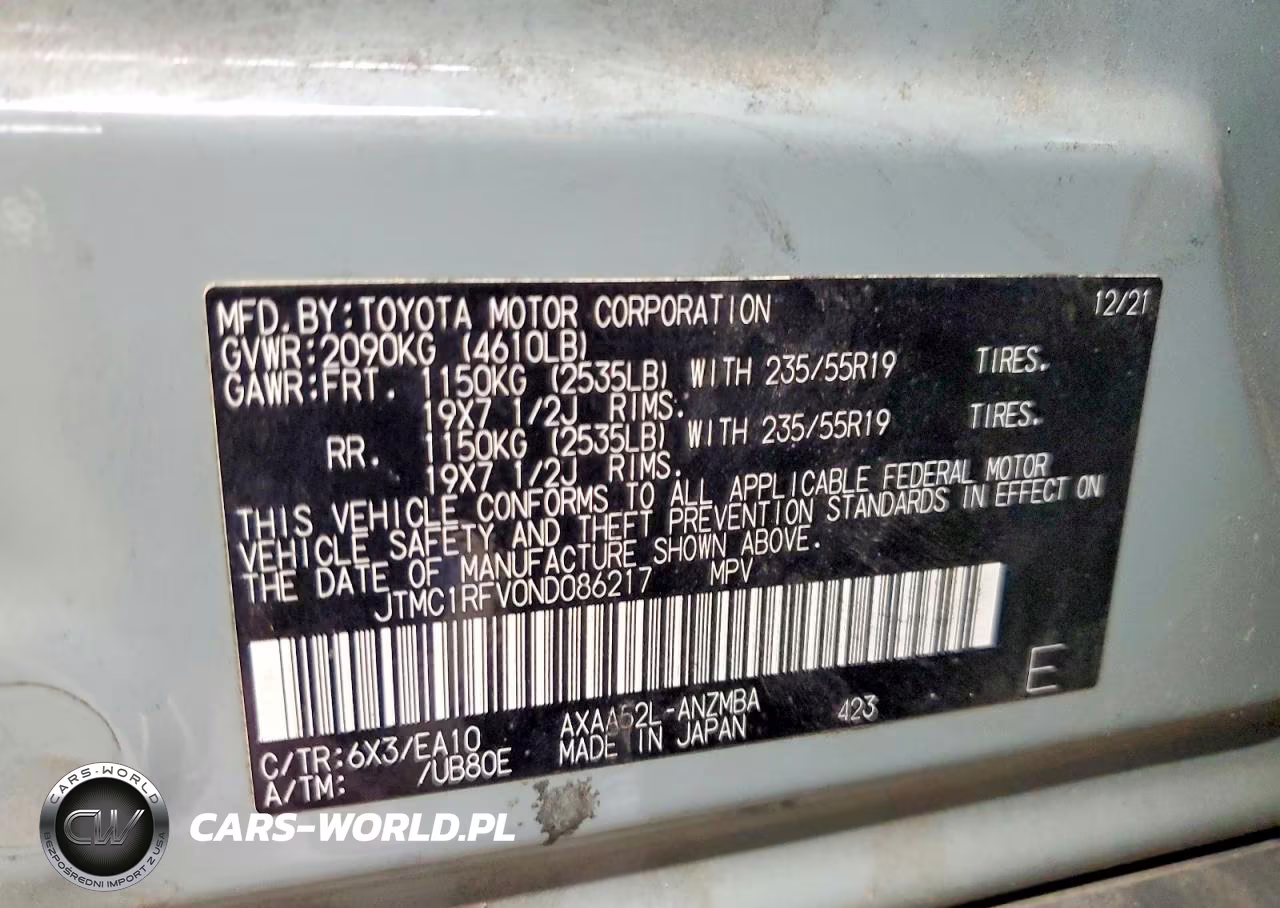 2022 Toyota Rav4 Xle Premium VIN:JTMC1RFV0ND086217 - 13