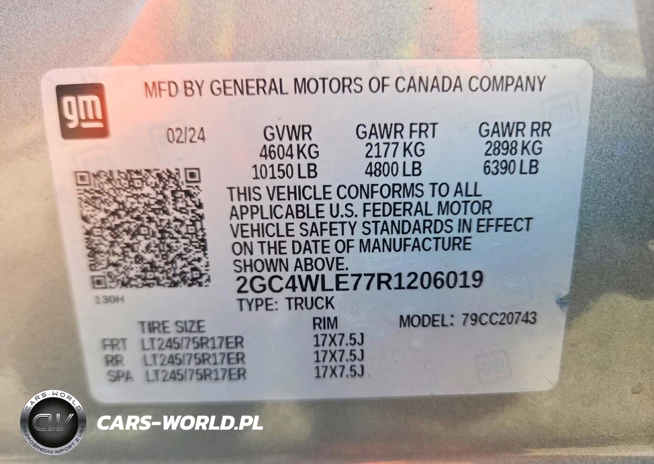 2024 Chevrolet Silverado C2500 Heavy Duty VIN:2GC4WLE77R1206019 - 13