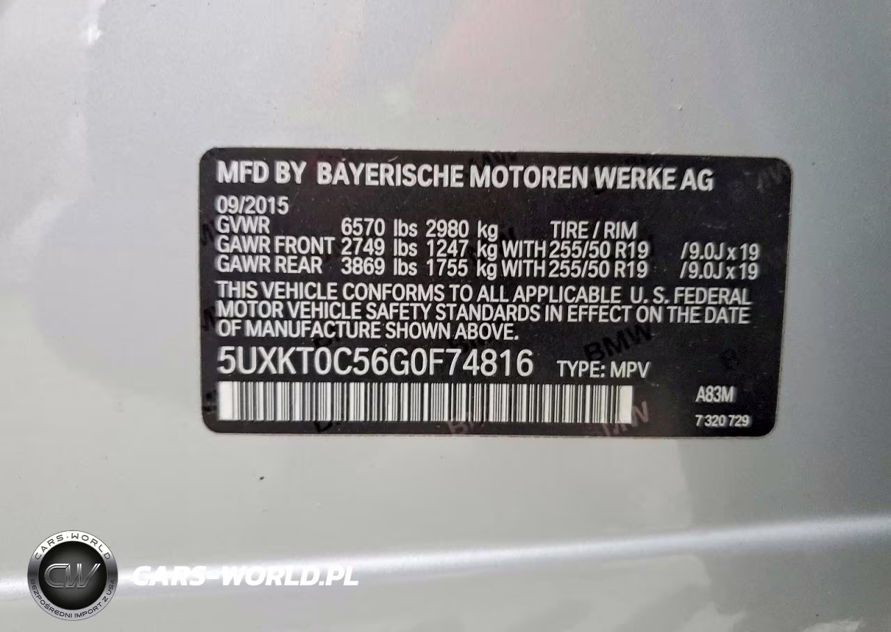 2016 BMW X5 Xdr40E VIN:5UXKT0C56G0F74816 - 13