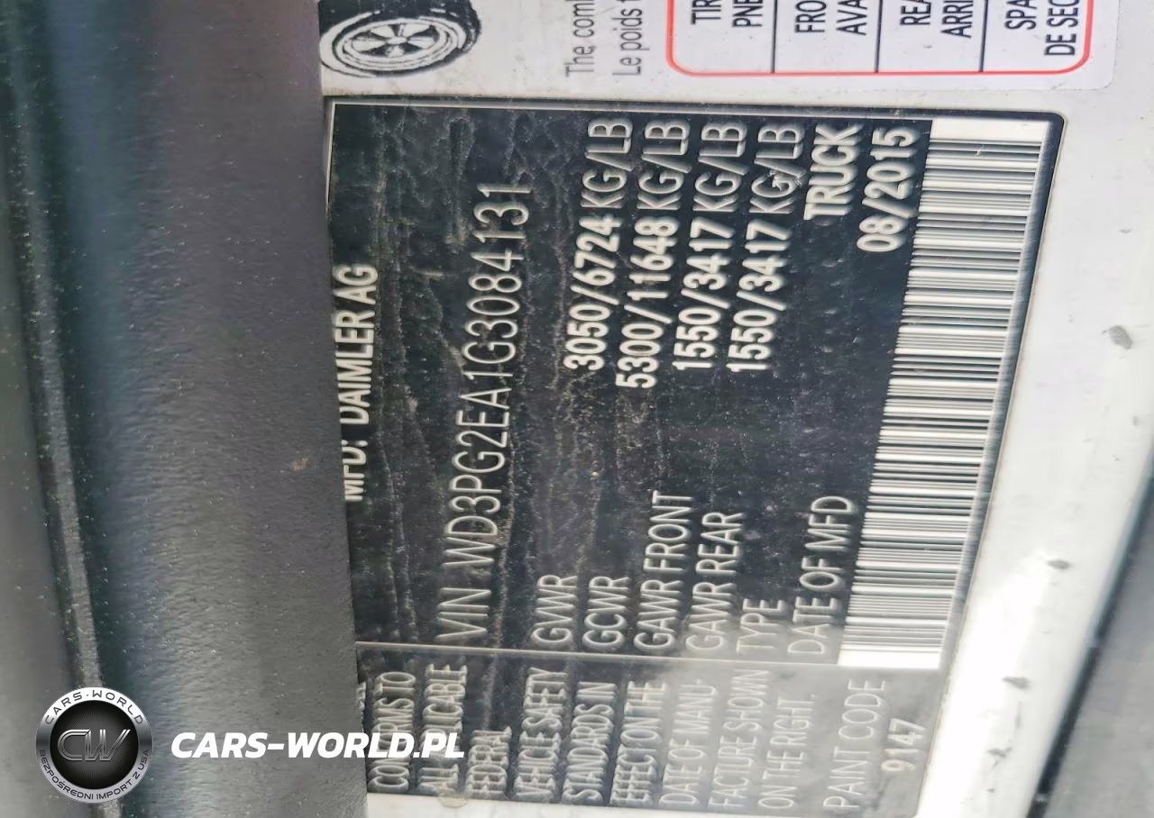 2016 Mercedes-Benz Metris VIN:WD3PG2EA1G3084131 - 13