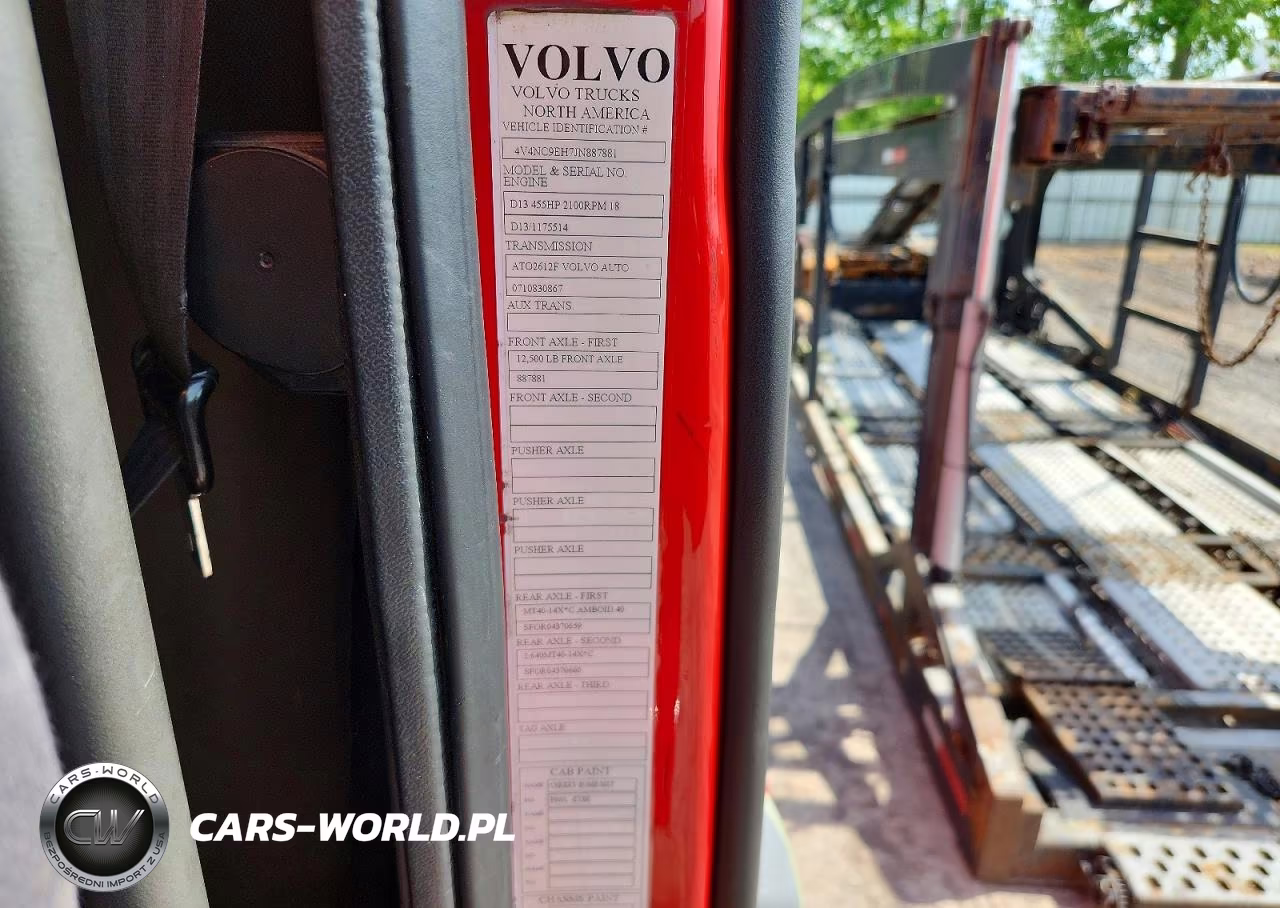 2018 Volvo Vn Vnl VIN:4V4NC9EH7JN887881 - 10